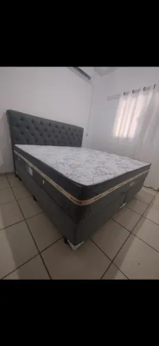 Cama Box Queen com Cabeceira