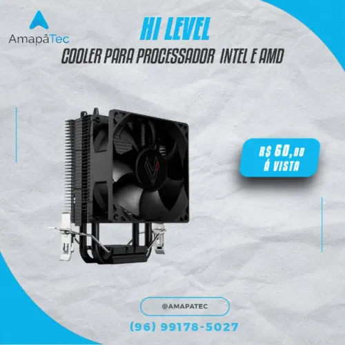 Cooler Processador Amd e Intell Hi Level M