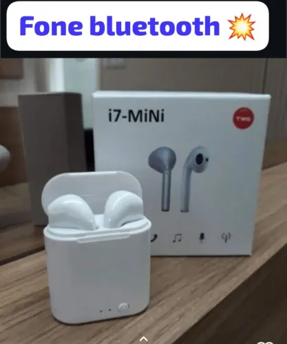 Fone bluetooth i7-Mini - Sem fio