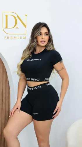 Conjunto Feminino Cropped + Shorts