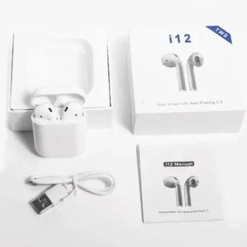 Fone de Ouvido Bluetooth i12 TWS - Novo lacrado