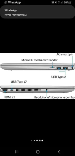 Notebook HP ENVY x360 - 15 polegadas