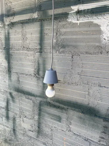 Pendente copo para lâmpada - varal de iluminação 