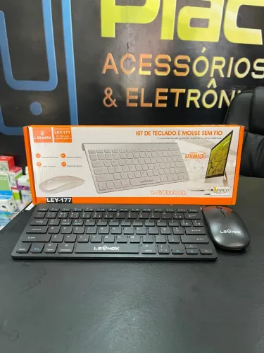 Promoção Kit Teclado e Mouse Sem Fio Lehmox LEY-177