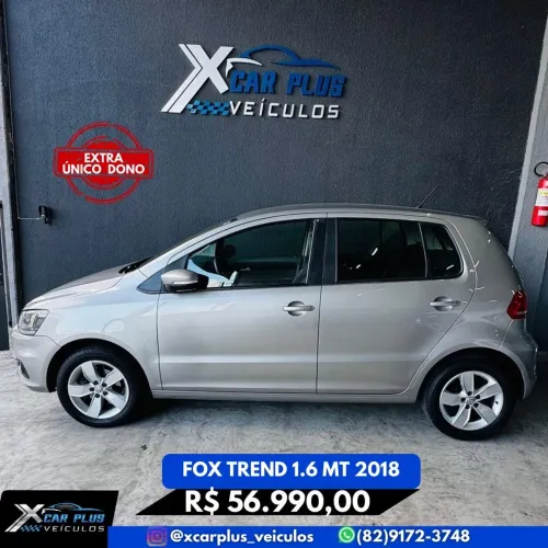 VW/ FOX TRENDLINE 1.6 2017/ 2018 prata 