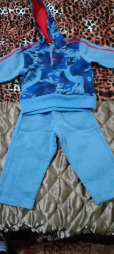 Conjunto moletom flanelado tamanho M