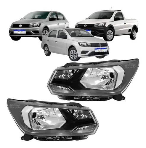 Farol Volkswagen Gol Voyage G8 Saveiro G7 Robust 2018 A 21