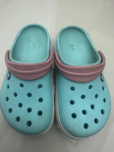 Crocs Infantil Azul e Rosa n 32