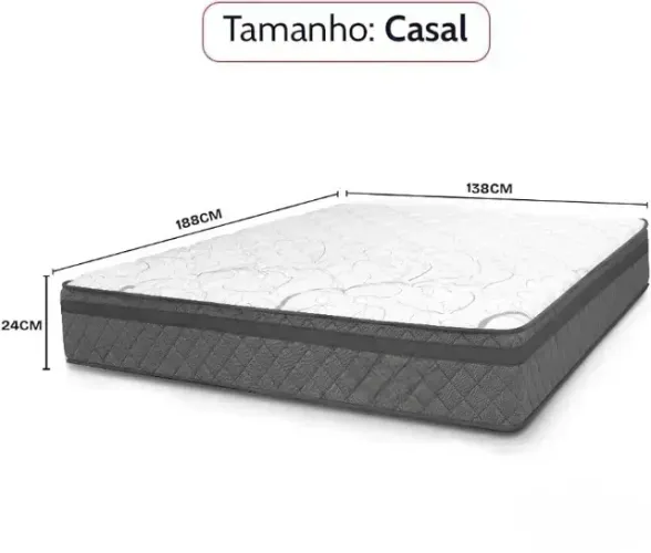 Colchão casal de Espuma d28 (em estoque)