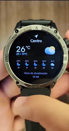 Smartwatch Zeblaze Stratos 2 Plus - GPS Integrado e App Strava e Apple Health.