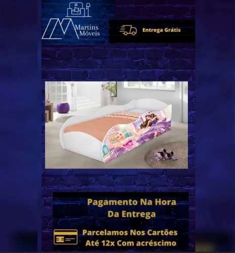 GRANDE PROMOÇÃO* Cama Infantil ENTREGA GRÁTIS ACEITA CARTÃO