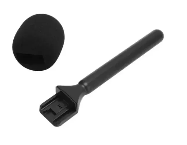 Bastão de microfone de lapela