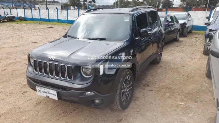 Sucata Jeep Renegade Longitude 1.8 Flex Aut 2021 Motor Cambio Suspensão Airbag Parachoque