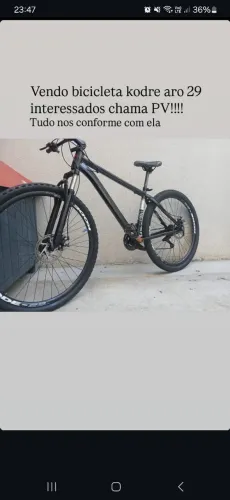 Bicicleta kodre aro 29 
