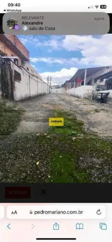 Terreno à Venda na Divisa de Santo André com São Caetano do Sul Oportunidade Única para I