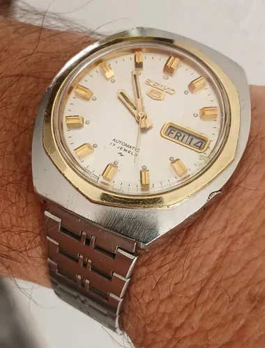Raro exemplar relógio Seiko 5 Automático Japan 1970 em estado impecável de coleção