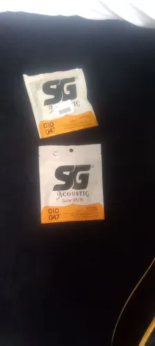 Violão strinberg elétrico  mais capa e dois jogos de corda