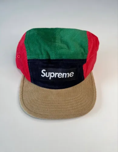 bone supreme corduroy camp cap colors