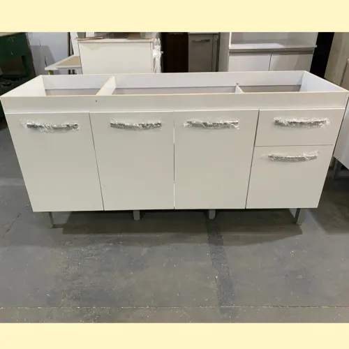 Armário Branco com Gavetas para Cozinha 1.60cm - entregamos