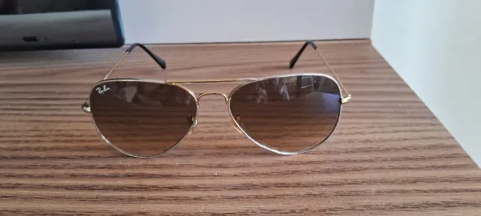 Óculos Ray Ban Aviator original, lentes marrom degradê, oferta pra vender hoje