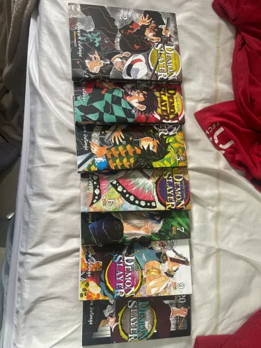 mangás demon slayer vol.2,4,5,6,7,9,20