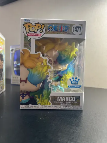 Funko pop de one piece do personagem Marco 