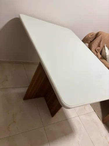 Mesa MDF tampo de vidro