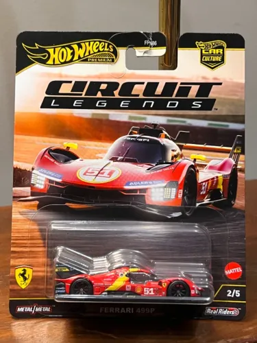  Hot Wheels Premium Ferrari 499P Circuit Legends