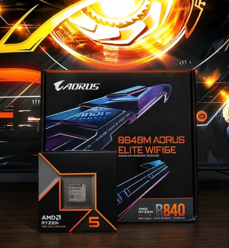 Kit Upgrade Am5 Placa Mãe B840M + Ryzen 5 9600x
