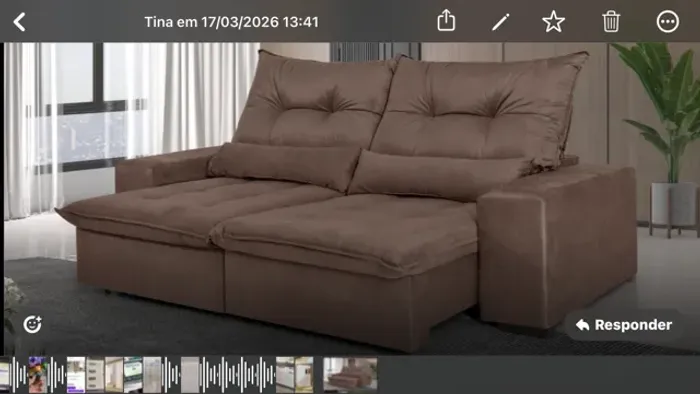 sofa retratil e reclinavel buzios estofar luxo