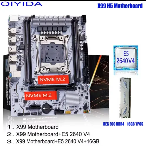 Kit Xeon x99 + water cooler 240mm rise mode 