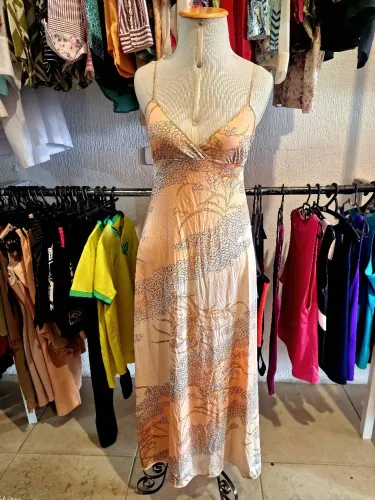 Camisola Longa Vintage DeMillus Anos 80 CGC Sinhá Moça - Tam P/M