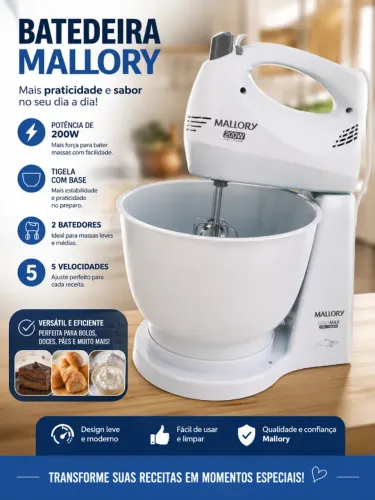 Batedeira Mallory 200W
