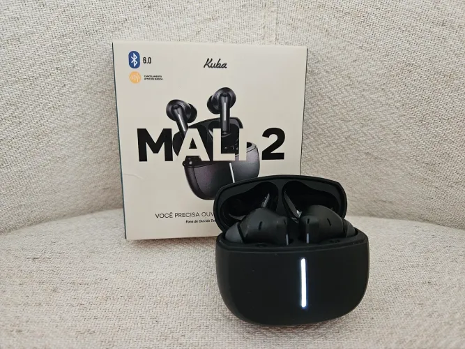 Fone de ouvido bluetooth Kuba Mali 2