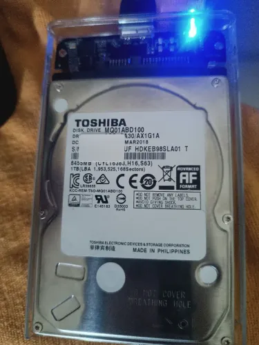 HD 1 tb notebook Toshiba 