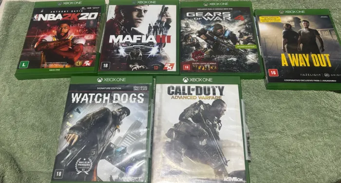 Vendo jogos de Xbox One