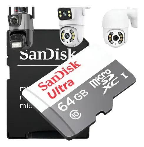 Cartão Memória Micro Sd Tf 64gb Original P/ Câmera Segurança