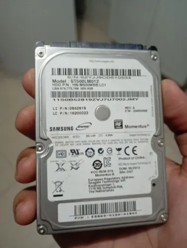 HD de notebook 500GB