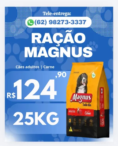 Ração magnus 25kg