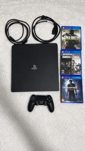ps4 Pro completo + 3 jogos