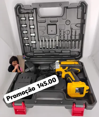 PARAFUSADEIRA E FURADEIRA 48V 2 BATERIAS PAga na entrega ou retirada na loja