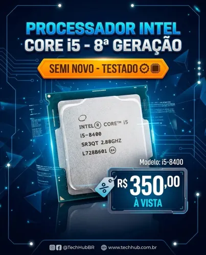 Processador i5 8 GERAÇÃO