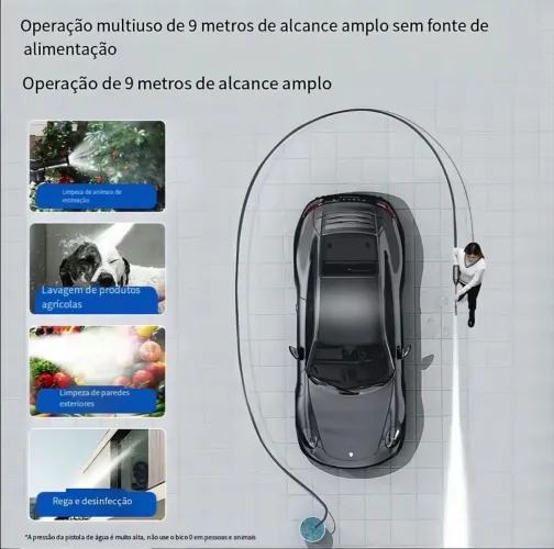 Lavadora de alta pressão portátil 