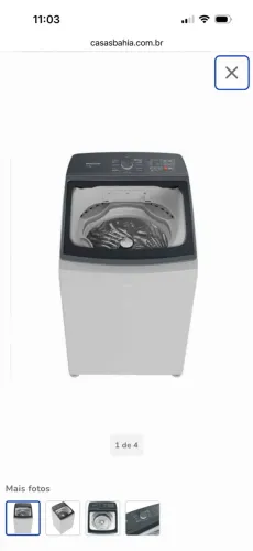 Máquina de Lavar Roupa 17kg (110v)