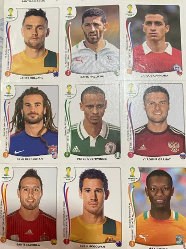 figurinhas copa do mundo 2014