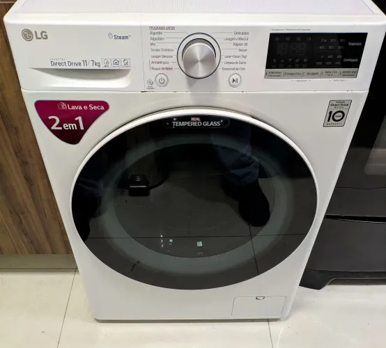 Lava e Seca LG 11kg Inverter com Inteligência Artificial Branca Impecável