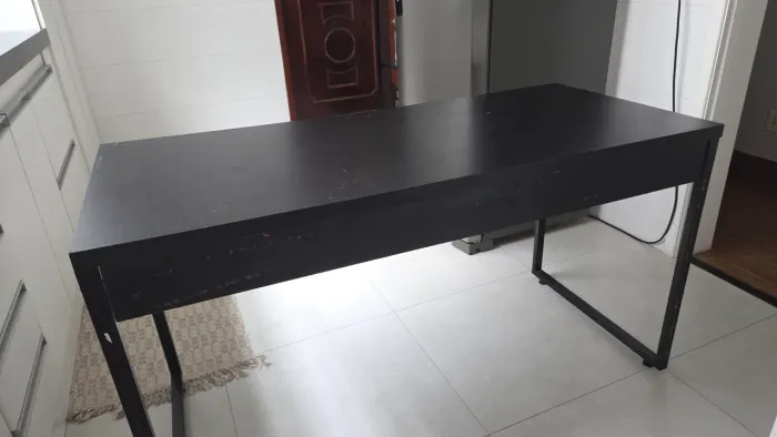 Mesa para Escritório Industrial 120x60 - Estrutura de Ferro