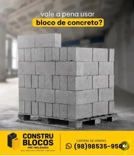 Blocos de crocreto