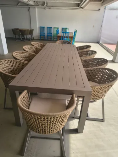 Conjunto de mesa área externa