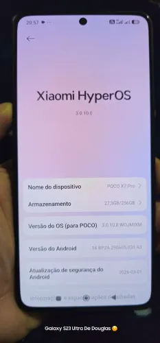Poco X7 Pro Novíssimo 256 Gigas